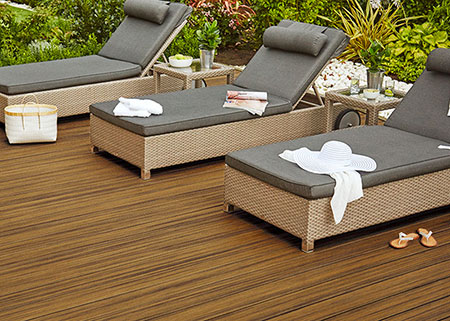 Deck ecologico - Marron Torino c